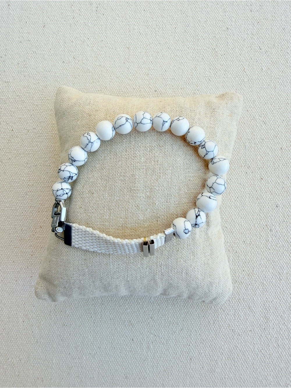 *Inspiration Beads Bracelet Band* KEEP COLLECTIVE Retired Howlite